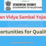 राजस्थान विद्या संबल योजना 2024 | Vidya Sambal Yojana 93,000 Total Vacancy, Apply Now